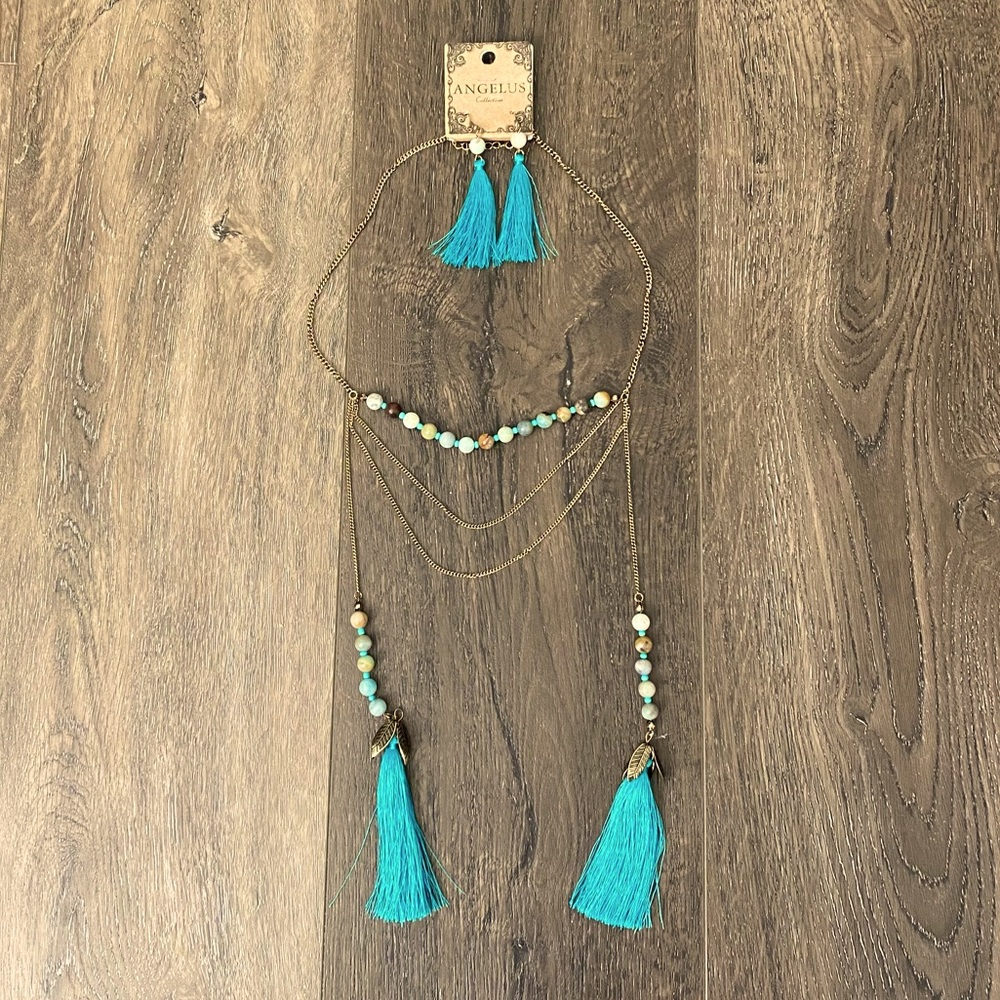 🌟Add On Item: Tassel Necklace and Earrings Set